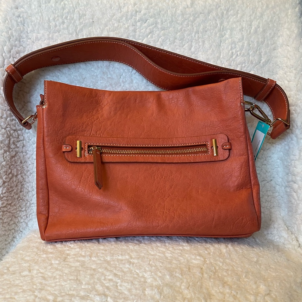 Market and Spruce Vegan Leather Purse with Wide Adjustable Crossbody Strap